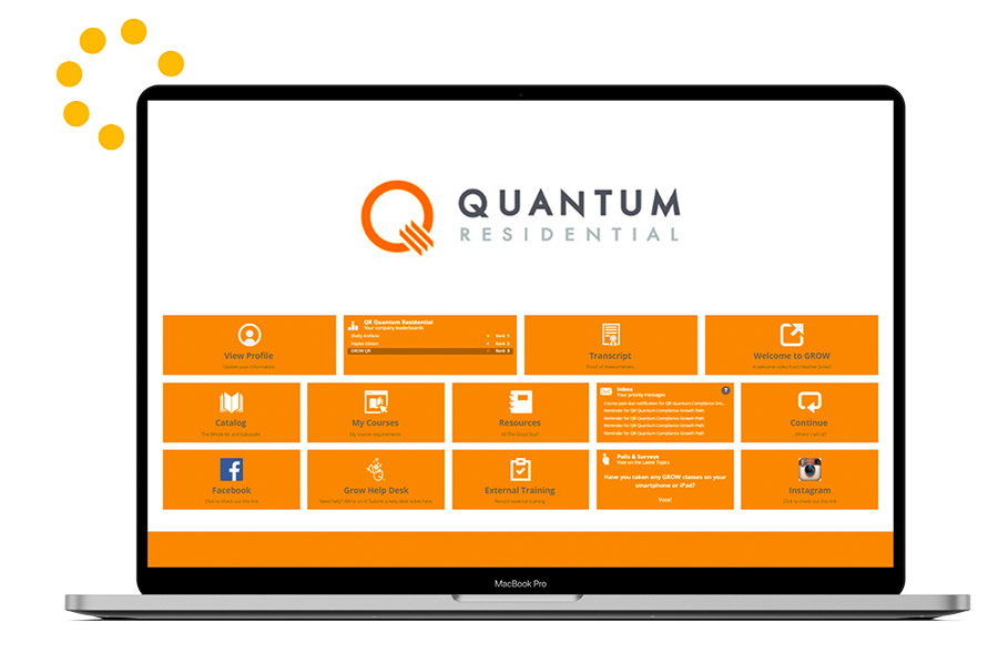 quantum residential screen